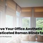 office roman blinds